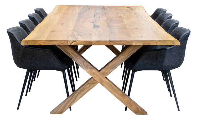 Cross Natural Edge Dining Table